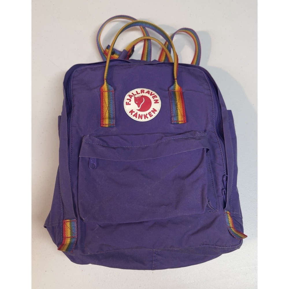 Fjallraven Kanken Pride Purple Rainbow Backpack 29 Centimeters 7 Liter